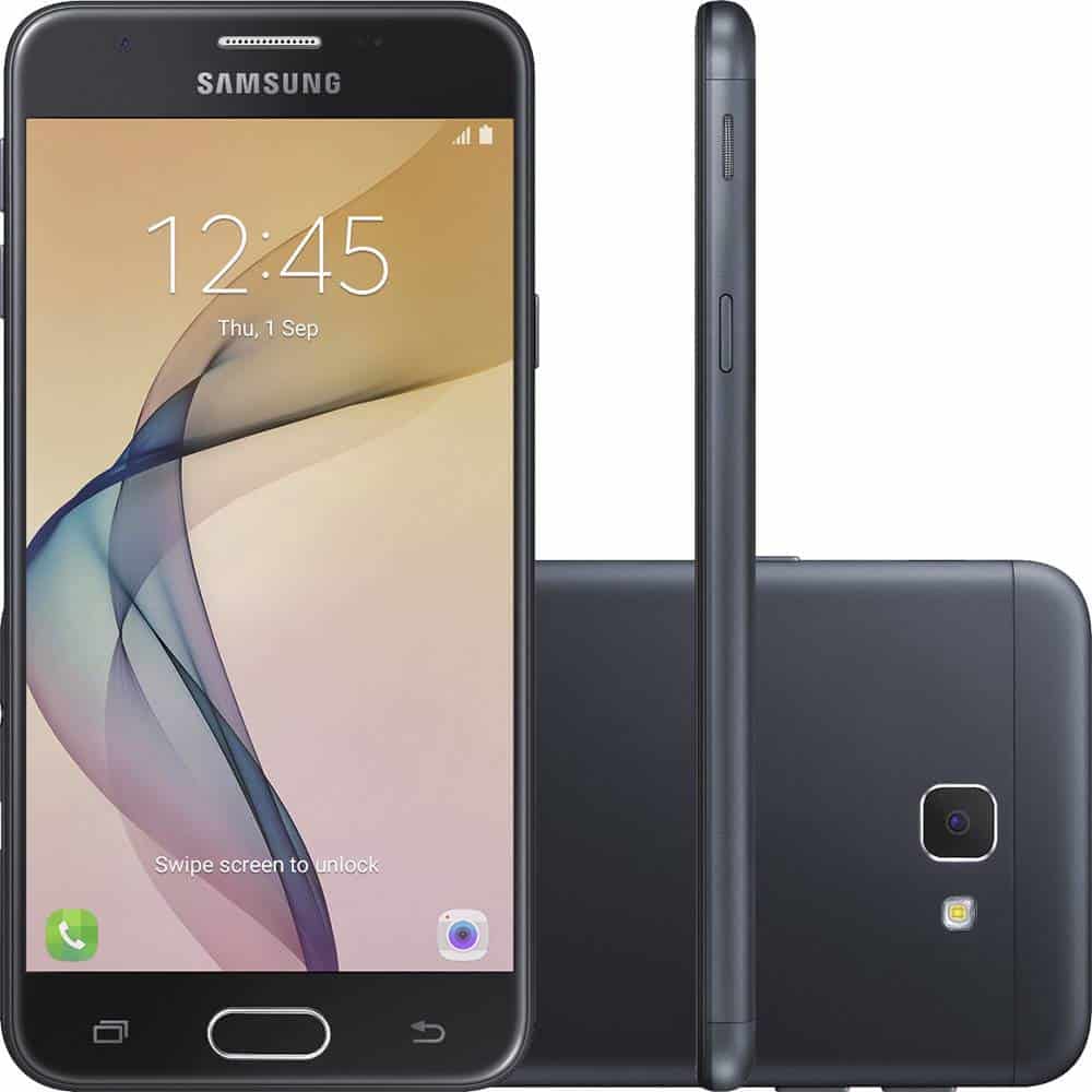 Smartphone Samsung Galaxy J5 Prime G570M Preto- Câmera 13MP + Frontal 5MP Com Flash, 32GB, 2GB RAM