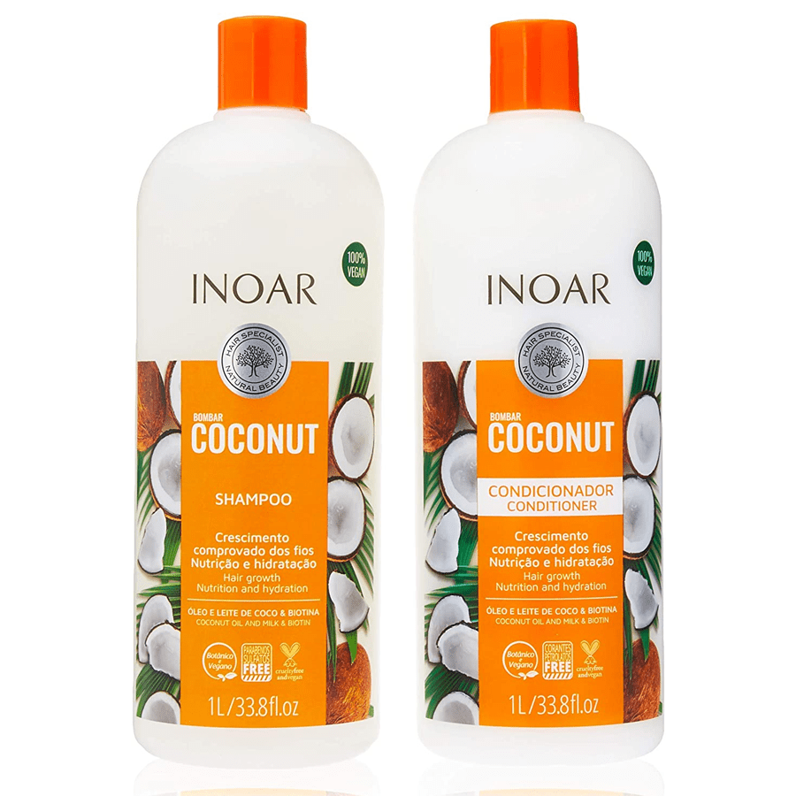 Inoar Kit Shampoo E Condicionador Coconut Com Óleo De Coco2x1l Ofertinha Promoções 