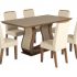 Mesa de Cozinha 4 Cadeiras Quadrada Crome Jade – Kappesberg