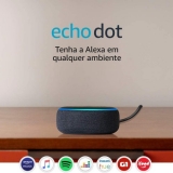 Amazon Alexa Echo Dot (3ª Geração): Smart Speaker com Alexa – Cor Preta