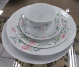 Aparelho de Jantar 20 Peças Schmidt Redondo – Colorido Porcelana Teresa
