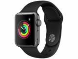 Apple Watch Series 3 38mm GPS Integrado – Wi-Fi Bluetooth Pulseira Esportiva 8GB Preto