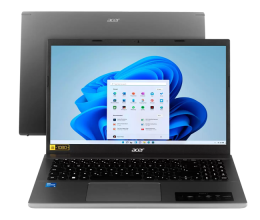 Notebook Acer Aspire 5 Intel Core i5H 8GB 512GB SS – 15,6” Full HD Windows 11 A515-57-565J