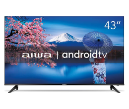 Smart TV Aiwa 43”, Android, Full HD, Borda Ultrafina, HDR10, Dolby Áudio – AWS-TV-43-BL-02-A
