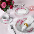 Aparelho de Jantar Chá 30 Peças Casambiente – Porcelana Redondo Gardênia APJA026ML