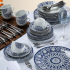 Aparelho de Jantar Chá 30 Peças Casambiente – Porcelana Redondo Celine