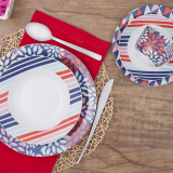 Aparelho de Jantar Chá 30 Peças Casambiente – Porcelana Redondo Florenza