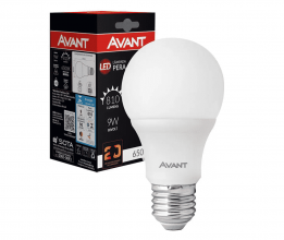 Lâmpada LED Avant bulbo 9W, soquete E27, luz branca, bivolt, 272061376
