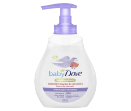 Sabonete Líquido de Glicerina Hidratação Relaxante Dove Baby Hora de Dormir Frasco 200ml, Baby Dove