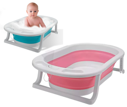 Banheira Para Bebê Retrátil Dobrável de 0 a 6 Anos – AlverSun