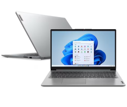 Notebook Lenovo IdeaPad 1i i7-1255U 16GB 512GB SSD Windows Home 15.6″ 82VY000NBR Cloud Grey