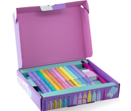Kit Candy Faber-Castell Com Produtos Em Tons Pastel
