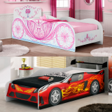Cama Infantil Móveis Estrela – Sport Car e Carruagem