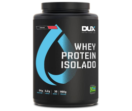 Whey Isolado Dux Nutrition Whey Protein Isolado Morango – Pote 900 G