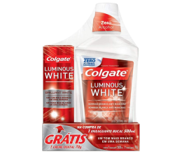 COLGATE Enxaguante Bucal Para Clareamento Colgate Luminous White 500Ml Promo 1 Creme Dental