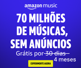 4 meses grátis de Amazon Music