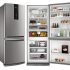 Geladeira/Refrigerador Samsung Frost Free Inverter – Duplex Inox Look 385L PowerVolt Evolution RT38