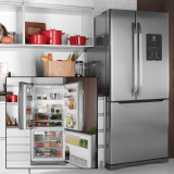 Geladeira/Refrigerador Electrolux Frost Free Inox – French Door 579L Multidoor DM84X
