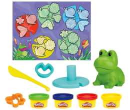 Play-Doh Um Dia na Lagoa – Kit Inicial com 12 Peças e 6 Cores de Massa