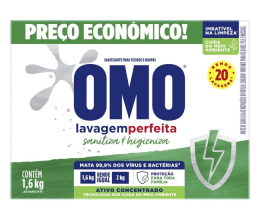 Omo Lavagem Perfeita – Sanitizante em Pó, 1.6kg
