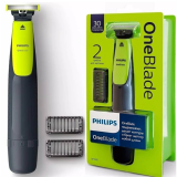 Aparelho de Barbear/Barbeador Elétrico Philips – OneBlade Seco e Molhado com Acessórios