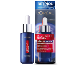 Sérum Facial Antirrugas L’Oréal Paris Revitalift Retinol Noturno, 30ml