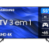 Smart TV 50” 4K UHD LED Semp RK8600 Wi-Fi – 3 HDMI 1 USB