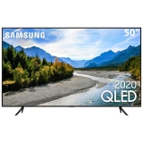 Smart TV QLED 50″ 4K Samsung 50Q60T Pontos Quânticos, Borda Infinita, Alexa Built in, Modo Ambiente Foto, Controle Único, Visual Livre de Cabos