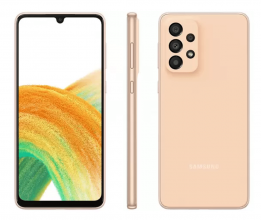 Smartphone Samsung Galaxy A33 128GB Rosé 5G – 6GB RAM 6,4” Câm. Quádrupla + Selfie 13MP