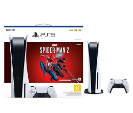 PlayStation 5 Standard Edition Branco + Marvels Spider Man 2 + Controle Sem Fio Dualsense Branco – Sony
