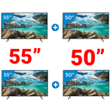 Smart TV 4K LED 55” Samsung UN55RU7100GXZD – Wi-Fi Conversor Digital + Smart TV 4K LED 50”