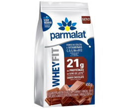 Parmalat Whey Protein Em Pó Chocolate Whey Fit 450G