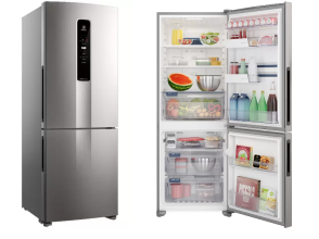 Geladeira/Refrigerador Electrolux Frost Free – Inverse Cinza – 490L