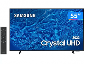 Smart TV 55” 4K Crystal UHD Samsung UN55BU8000GXZD – VA Wi-Fi Bluetooth Alexa Google Asistente 3 HDMI