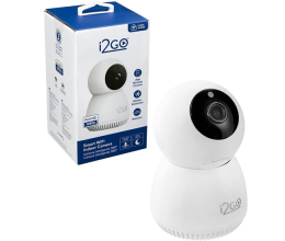 Câmera Inteligente Wi-Fi 360° FULL HD 1080p i2GO Home – Compatível com Alexa