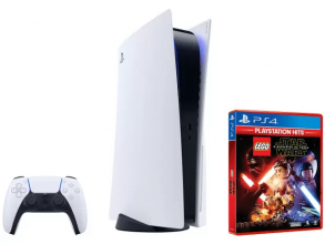 PlayStation 5 2020 Nova Geração 825GB 1 Controle – Sony + Lego Star Wars: O Despertar da Força PS4