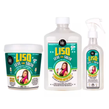 Kit Lola Cosmetics Liso Leve and Solto – Shampoo + Máscara + Spray