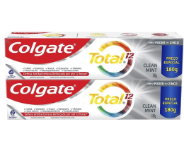 Creme Dental Colgate Total 12 Clean Mint – 2 unidades de 180g