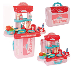 Cozinha infantil 3 em 1 – Kit maleta chef