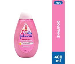 Shampoo gotas de Brilho, Johnson’S Baby, Rosa, 400 Ml