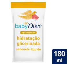 Sabonete Líquido Glicerina Baby Dove Hidratação Glicerinada – 180ml – Refil
