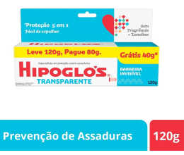 Hipoglós Transparente Creme Preventivo De Assaduras – 120g