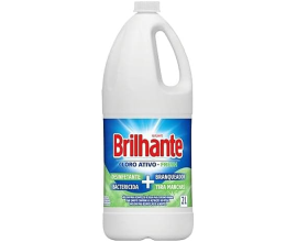Desinfetante Brilhante Alvejante Uso Geral – Bactericida Branqueador e Tira-Manchas Com Cloro Ativo Fresh Frasco – 2L