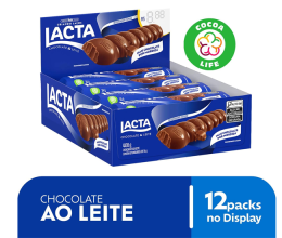 Chocolate Lacta Ao Leite – Caixa Com 12 Unidades