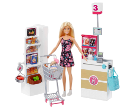 Barbie em Supermercado de Luxo, Mattel, FRP01, Multicor