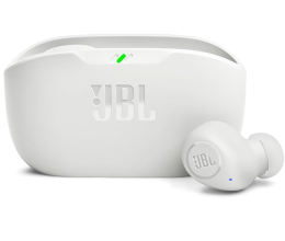 Fone de Ouvido JBL – Sem Fio, Bluetooth, Wave Buds TWS – Branco