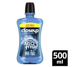Enxaguante Bucal Antisséptico Ice Closeup Proteção 360° Fresh Frasco – 500Ml