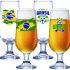 Jogo de Copos de Vidro para Cerveja Transparente – 420ml 4 Peças Crisa Bola
