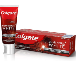 Colgate Creme Dental Clareador Luminous White Carvão Ativado – 70G