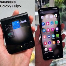 Smartphone Samsung Galaxy Z Flip5 5G, 512GB, 8GB RAM, Tela Infinita de 6.7″-Grafite